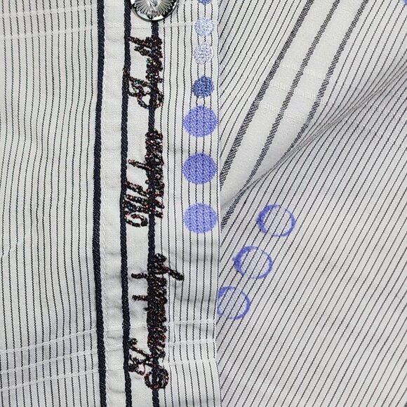 Robert Graham Cotton/Silk Accent Button-Up Shirt, Men's Large - Picture 8 of 12